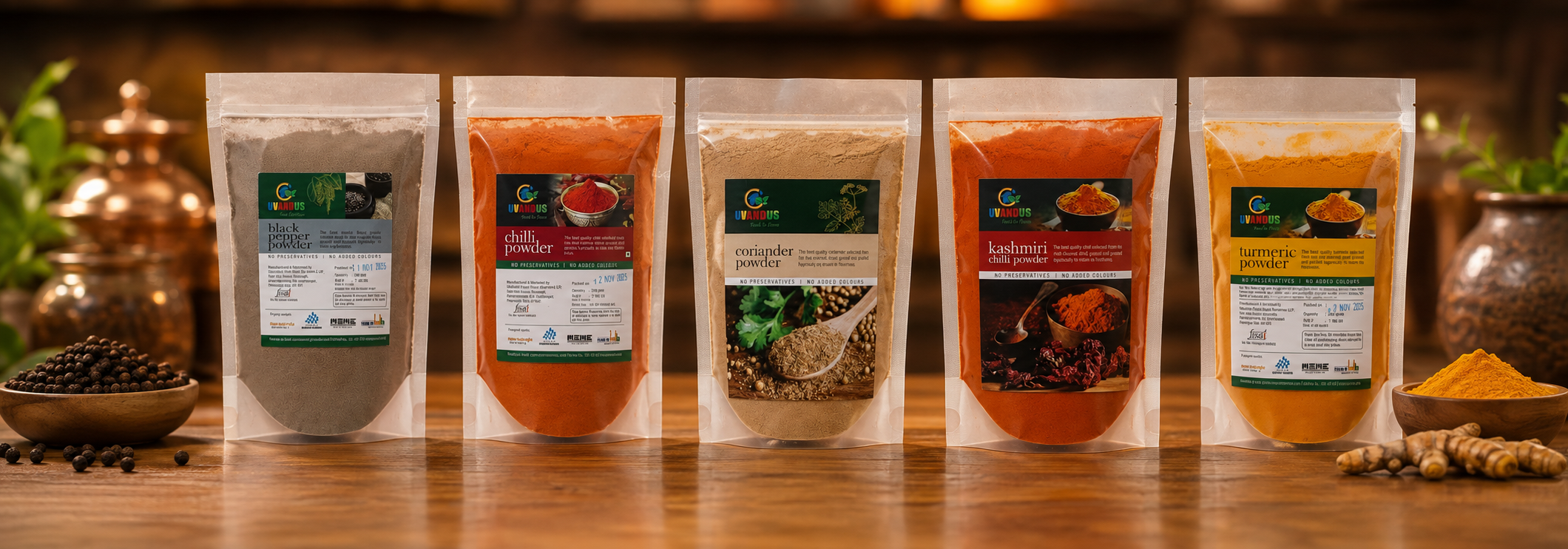 Spices and cooking ingredients